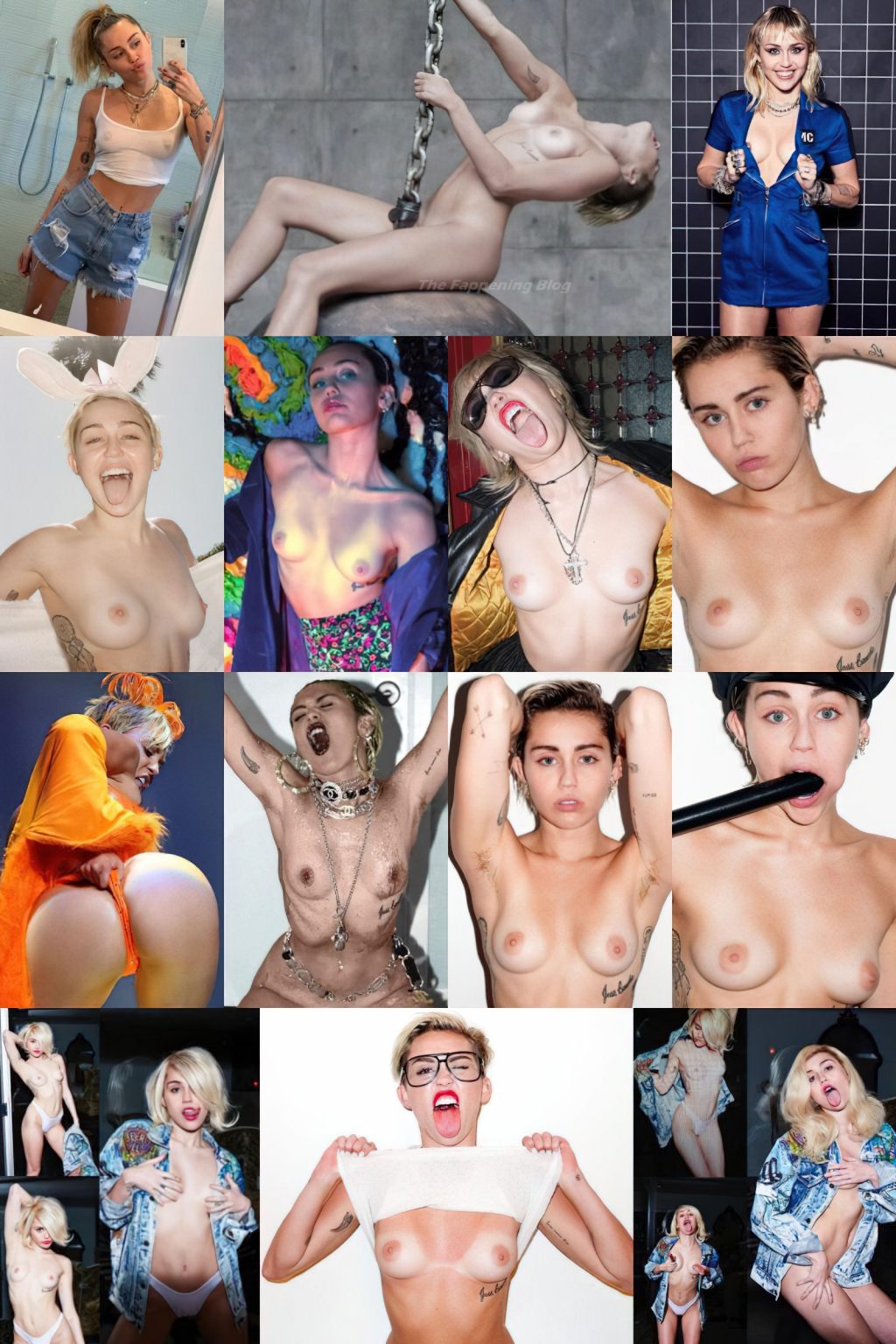 Naked And Miley Cirus